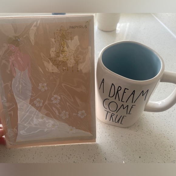 Lot: Rae Dunn Disney Mug & Papyrus Wedding Card - Picture 2 of 3